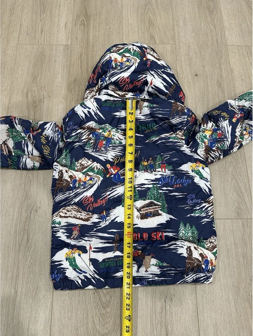Polo Ralph Lauren Kids Ski-Print Water-Repellent Down Jacket M 10-12